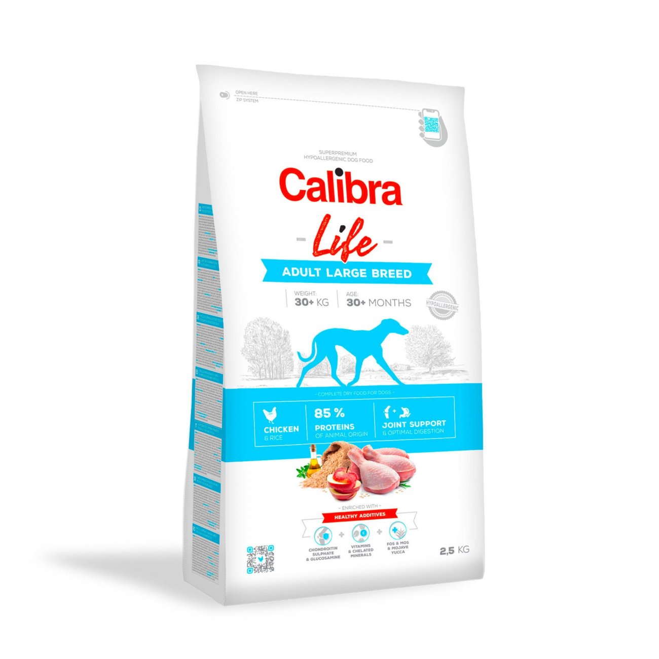 Calibra Dog Life Adult Large Breed Chicken  2,5kg